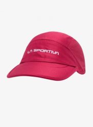 Czapka z daszkiem do biegania La Sportiva Pure Cap. Czerwone czapki z daszkiem La Sportiva, bez wzorów, z materiału. Za 142.99 zł.