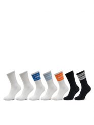 Jack&Jones Zestaw 7 par wysokich skarpet męskich 12270245 Kolorowy. Skarpety Jack&Jones, bez wzorów, z bawełny. Za 89.99 zł.