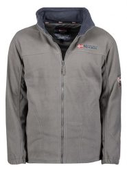 Geographical Norway Kurtka polarowa "Tamazonie" w kolorze ciemnoszarym rozmiar: L. Szare kurtki Geographical Norway, l, bez wzorów, z polaru, bez kaptura. Za 100.45 zł.