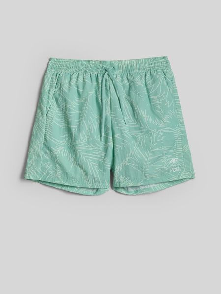 4F Spodenki plażowe boardshorty męskie - zielone S. Zielone szorty 4F, m, bez wzorów, wakacyjne. Za 149.99 zł.