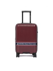 Beverly Hills Polo Club Walizka kabinowa CEO-BHPC-S-007-08-BURGUNDY Bordowy. Czerwone walizki Beverly Hills Polo Club, bez wzorów, z tworzywa sztucznego. Za 299.99 zł.