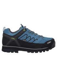 CMP Skórzane buty trekkingowe "Moon" w kolorze niebieskim rozmiar: 39. Niebieskie buty trekkingowe CMP, bez wzorów, bez zapięcia. Za 248.07 zł.
