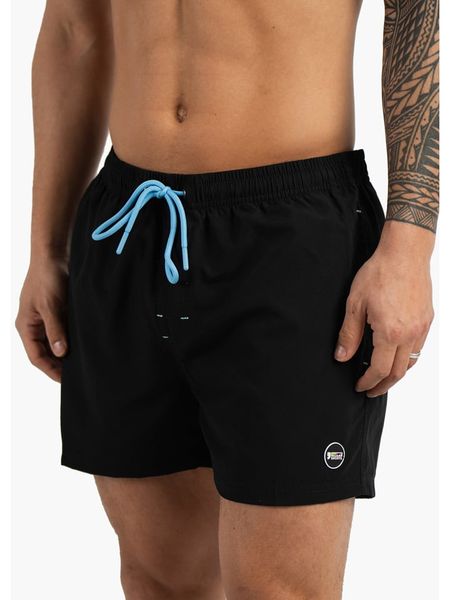 Happy Shorts Szorty kąpielowe w kolorze czarnym rozmiar: XXL. Czarne kąpielówki Happy Shorts, xxl, bez wzorów, z materiału. Za 80.52 zł.