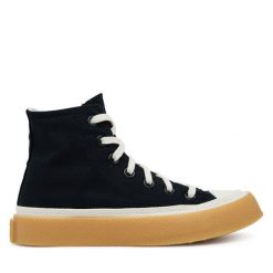 Trampki Converse. Czarne trampki Converse, bez wzorów, bez zapięcia. Za 239.99 zł.