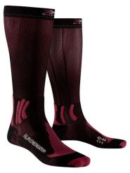 X-Bionic Skarpety "Energizer 4.0" w kolorze czerwonym do biegania rozmiar: 39-41. Czerwone skarpety X BIONIC, bez wzorów. Za 91.99 zł.