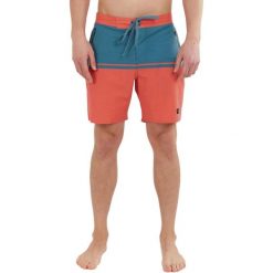Szorty plażowe męskie FUNDANGO Morris Boardshort. Czerwone odzież kąpielowa Fundango, m, bez wzorów, z bawełny, sportowe. Za 158.00 zł.