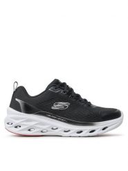 Skechers Sneakersy Frayment 232634/BKW Czarny. Czarne buty sportowe casual Skechers, bez wzorów, z materiału, bez zapięcia. Za 249.99 zł.