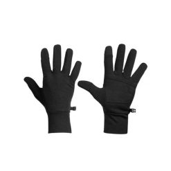 Rękawiczki zimowe unisex Icebreaker Sierra Gloves. Czarne rękawiczki Icebreaker, na zimę, bez wzorów, z wełny. Za 139.99 zł.