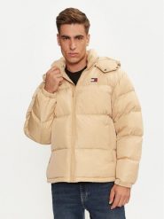 Tommy Jeans Kurtka puchowa Alaska DM0DM19537 Beżowy Loose Fit. Brązowe kurtki Tommy Jeans, m, bez wzorów, z jeansu, bez kaptura. Za 739.99 zł.