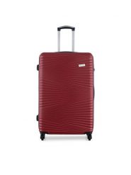 Semi Line Walizka duża T5745-3 Bordowy. Czerwone walizki Semi-line, bez wzorów, z tworzywa sztucznego, duże. Za 239.99 zł.