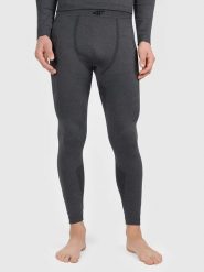 4F Legginsy termiczne w kolorze szarym rozmiar: L/XL. Szare bielizna termoaktywna 4F, l, bez wzorów, z materiału. Za 95.95 zł.