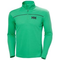 Bluza z zamkiem 1/2 Helly Hansen HP. Zielone bluzy Helly Hansen, s, bez wzorów, bez kaptura. Za 259.99 zł.