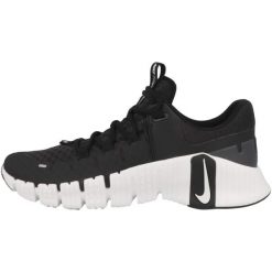 Buty treningowe męskie Nike Free Metcon 5. Czarne buty treningowe Nike, bez wzorów, z gumy, na fitness i siłownię. Za 583.00 zł.
