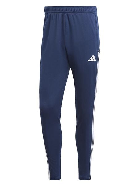 Adidas Spodnie sportowe "Tiro 23" w kolorze granatowym rozmiar: M. Niebieskie spodnie treningowe długie Adidas, m, bez wzorów. Za 118.84 zł.