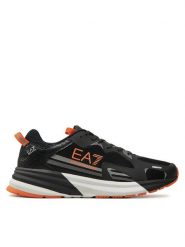 EA7 Emporio Armani Sneakersy X8X156 XK360 U017 Czarny. Czarne buty sportowe casual EA7 Emporio Armani, bez wzorów, z materiału, bez zapięcia. Za 979.99 zł.