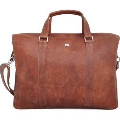 Skórzana torba na laptopa 15" unisex DAAG Funky Go! 38 jasnobrązowa. Brązowe torby na laptopa DAAG. Za 439.99 zł.