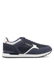 Beverly Hills Polo Club Sneakersy 22MS1001 Granatowy. Niebieskie buty sportowe casual Beverly Hills Polo Club, bez wzorów, z materiału, bez zapięcia. Za 179.99 zł.