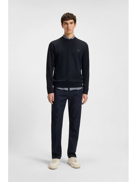 Hugo Boss Fashion Bluza w kolorze granatowym rozmiar: XXL. Niebieskie bluzy Hugo Boss Fashion, xxl, bez wzorów, z bawełny, bez kaptura. Za 281.95 zł.