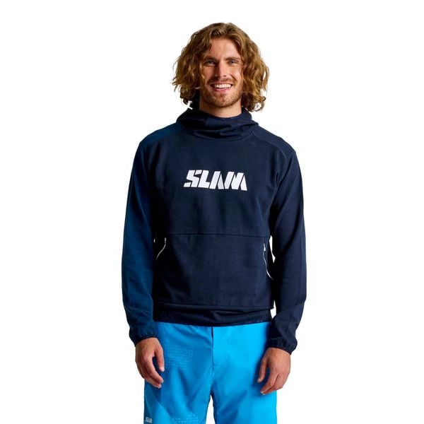 Bluza Slam Graphic Hoodie Dorośli. Niebieskie bluzy z kapturem SLAM, s, bez wzorów, z bawełny, z kapturem. Za 566.99 zł.