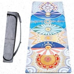 Mata do jogi Hi-tech 6mm +Wodoodporna torba, 3 materiały dla większej wygody4. Brązowe torby na ramię ACHAMANA, bez wzorów, z gumy, na ramię, małe, zamszowe, bez dodatków. Za 486.00 zł.