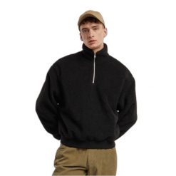 Sweter oversize Urban Classics. Czarne swetry nierozpinane Urban Classics, m, bez wzorów, z materiału, bez kołnierzyka, bez ramiączek. Za 244.50 zł.