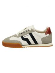 GANT Footwear Skórzane sneakersy "Baylle" w kolorze kremowo-beżowym rozmiar: 40. Brązowe buty sportowe casual GANT Footwear, bez wzorów, bez zapięcia. Za 377.95 zł.