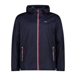 Kurtka męska turystyczna CMP 3X57627. Niebieskie kurtki CMP, m, bez wzorów, bez kaptura. W wyprzedaży za 119.99 zł.