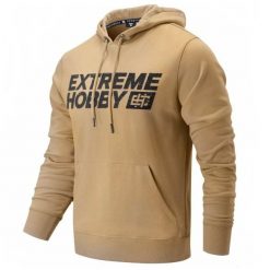 Bluza męska z kapturem EXTREME HOBBY BLOCK 2024. Brązowe bluzy z kapturem EXTREME HOBBY, l, bez wzorów, z bawełny, z kapturem. Za 249.00 zł.