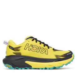 Buty do biegania Hoka. Żółte buty do biegania HOKA, bez wzorów, bez zapięcia, do biegania. Za 849.99 zł.