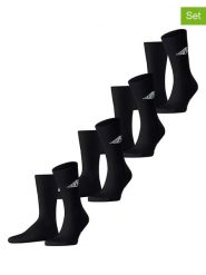 ESPRIT Skarpety (4 pary) "Logo Tennis" w kolorze czarnym do tenisa rozmiar: 39-42. Czarne skarpety Esprit, bez wzorów, z materiału. Za 70.08 zł.