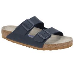 Klapki unisex Birkenstock Arizona Regular. Niebieskie klapki Birkenstock, z materiału. Za 277.00 zł.