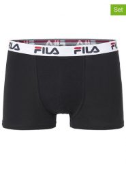 Fila Bokserki (2 pary) w kolorze czarnym rozmiar: S. Czarne bokserki Fila, s, bez wzorów. Za 43.99 zł.