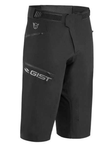 Spodnie rowerowe MTB DIRT. Czarne spodenki rowerowe GIST, l, bez wzorów, z elastanu, rowerowe. Za 328.50 zł.