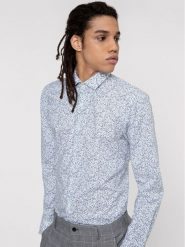 Hugo Koszula Erondo 50450025 Biały Extra Slim Fit. Białe koszule Hugo, m, bez wzorów, z bawełny, bez kołnierzyka, bez ramiączek. Za 259.99 zł.