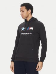Puma Bluza BMW MMS Ess 624162 Czarny Regular Fit. Czarne bluzy Puma, m, bez wzorów, z bawełny, bez kaptura. Za 169.99 zł.