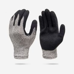 Rękawiczki do łowiectwa podwodnego Subea Resist SPF lateks 1 mm. Czarne rękawiczki SUBEA, bez wzorów, z elastanu. Za 49.99 zł.