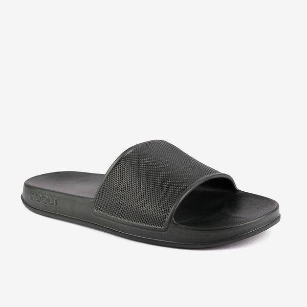 Klapki męskie Coqui Tora. Czarne klapki Coqui, z materiału. Za 116.99 zł.