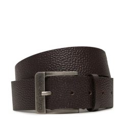 Pasek Męski Calvin Klein. Brązowe paski CALVIN KLEIN, bez wzorów. Za 179.99 zł.