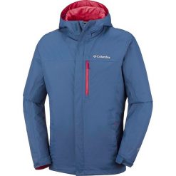 Kurtka przeciwdeszczowa "Pouring Adventure" w kolorze niebieskim. Kurtki przeciwdeszczowe Columbia. W wyprzedaży za 193.95 zł.