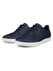 Ecco Skórzane sneakersy "Leisure" w kolorze granatowym rozmiar: 43. Niebieskie buty sportowe casual ecco, bez wzorów, bez zapięcia. Za 223.99 zł.