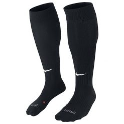Getry unisex pilkarskieNike Classic II Cush OTC. Czarne legginsy długie sportowe Nike, s, bez wzorów, do piłki nożnej. Za 43.99 zł.