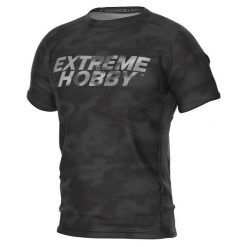 Koszulka Techniczna Sportowa Męska EXTREME HOBBY DOTTED. Czarne t-shirty sportowe EXTREME HOBBY, bez wzorów, z elastanu, bez ramiączek, do biegania. Za 149.00 zł.