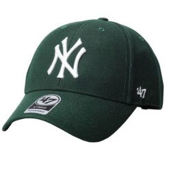 Czapka Z Daszkiem MVP New York Yankees. Zielone czapki z daszkiem 47 Brand, bez wzorów, z bawełny. Za 166.99 zł.