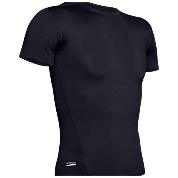 Koszulka męska Under Armour Tactical HeatGear Compression SS. Czarne bluzy Under Armour, m, bez wzorów, bez kaptura. Za 98.99 zł.