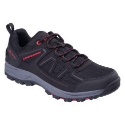 Męskie Buty Turystyczne Bacland Low. Czarne buty turystyczne MARTES, bez wzorów, z gumy, bez zapięcia. Za 178.99 zł.