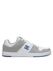 DC Sneakersy CURE ADYS400073-HYB Szary. Szare buty sportowe casual DC, bez wzorów, ze skóry, bez zapięcia. Za 239.99 zł.
