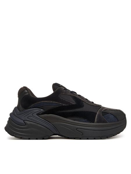 Emporio Armani Sneakersy EM004828 AF23184 Czarny. Czarne buty sportowe casual Emporio Armani, bez wzorów, ze skóry, bez zapięcia. Za 1,829.00 zł.