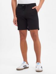 Nils Sundström szorty dresowe Mężczyźni czarny, XXXL. Czarne krótkie spodenki sportowe Nils Sundström, m, bez wzorów, z dresówki. Za 149.95 zł.