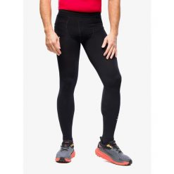 Legginsy do biegania Compressport Under Control Full Tight. Czarne legginsy długie sportowe Compressport, xl, bez wzorów, do biegania. Za 513.99 zł.
