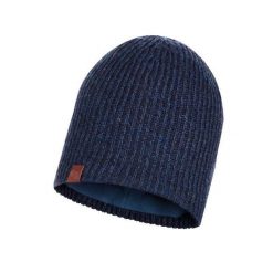 Czapka zimowa Buff Knitted & Fleece Hat. Niebieskie czapki zimowe Buff, bez wzorów. W wyprzedaży za 112.43 zł.
